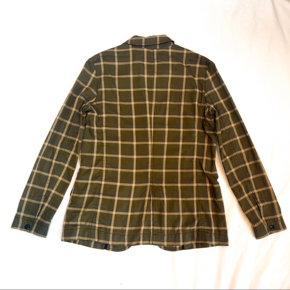 Rag and Bone Sybil Blazer Plaid Green (Size 0) - Picture 7 of 13